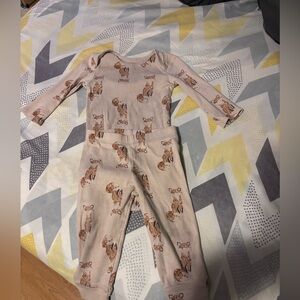 Carters 2PC animal print outfit previously loved daycare outfit